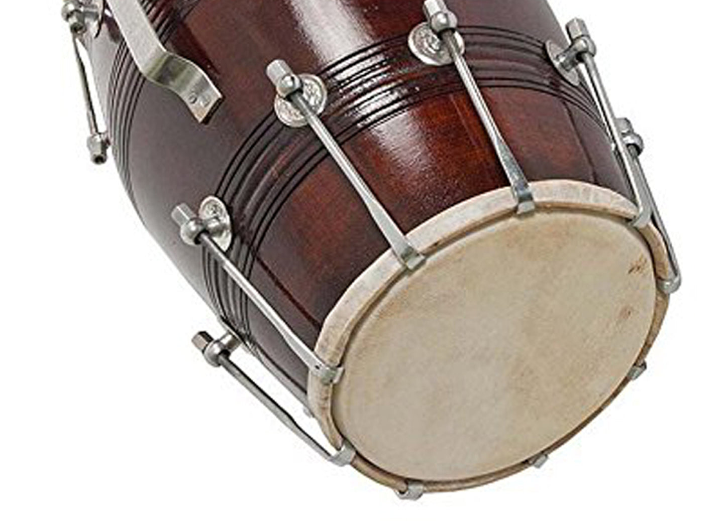 Binas 16-Inches Mango wood Dhol dholki With nuts Tuning Spanner + Carrey Bag Musical instrument Folk New dholak drum dhol
