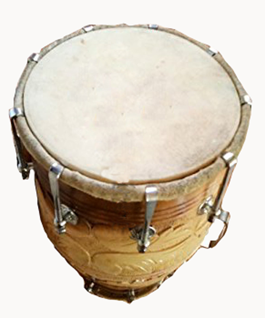 Binas Professional dholak drum Musical instruments Folk New Teak wood 16 Inches nut bolt with doory Dholak Dhol dholki nuts Tuning Spanner + Carrey Bag