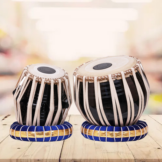 Binas Pro Tabla Set, 3.5 Kg Steel Bayan, Finest Rose wood Dayan, Bag, Hammer