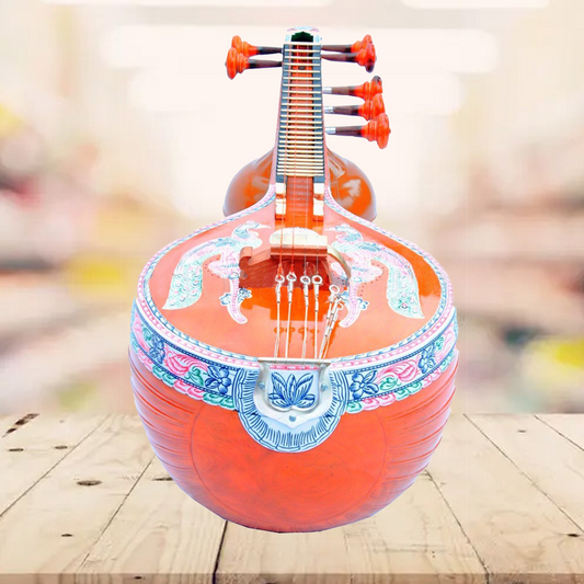 Binas Saraswati Veena Goddess Handmade Wood  Professional Tun Quality