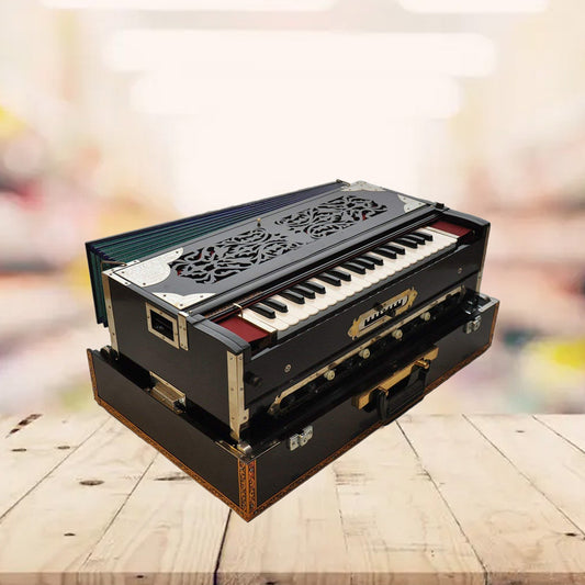 Binas Professional Harmonium | 9/3 Scale Changer Model with Gig Bag Hand Pumped