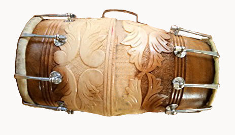Binas Professional dholak drum Musical instruments Folk New Teak wood 16 Inches nut bolt with doory Dholak Dhol dholki nuts Tuning Spanner + Carrey Bag