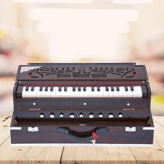 Binas Professional Harmonium | 9/3 Scale Changer Model with Gig Bag Hand Pumped