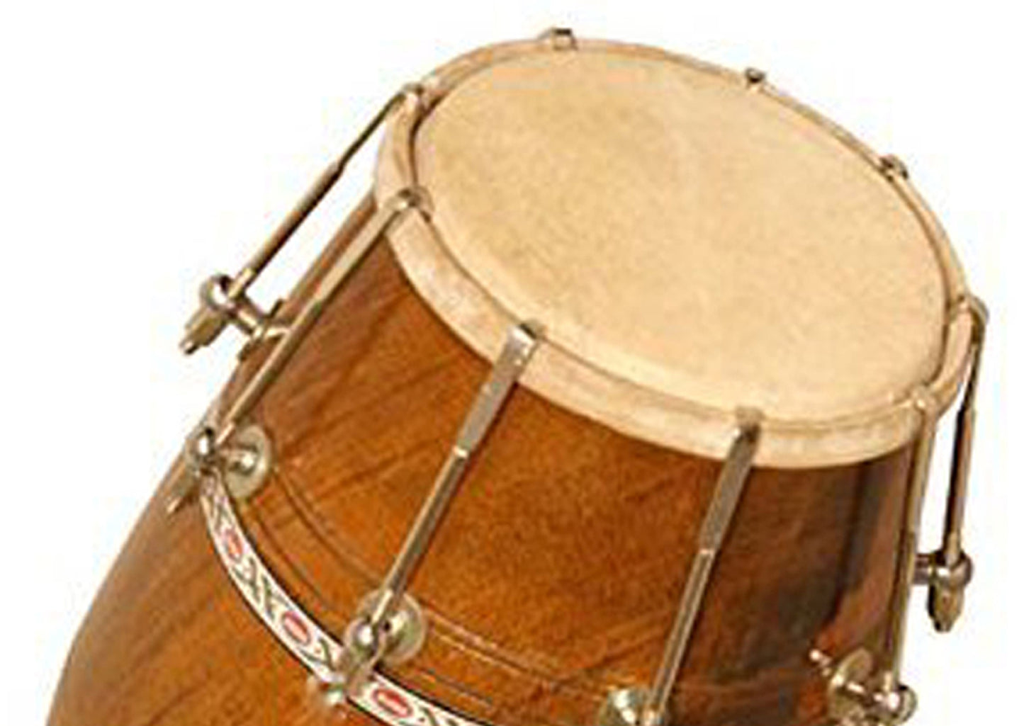 Binas 16-Inches Mango wood Dhol dholki With nuts Tuning Spanner + Carrey Bag Musical instrument Folk New dholak drum dhol