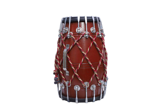 Binas Professional dholak drum Musical instruments Folk New Teak wood 17 Inches nut bolt with doory Dholak Dhol dholki nuts Tuning Spanner + Carrey Bag