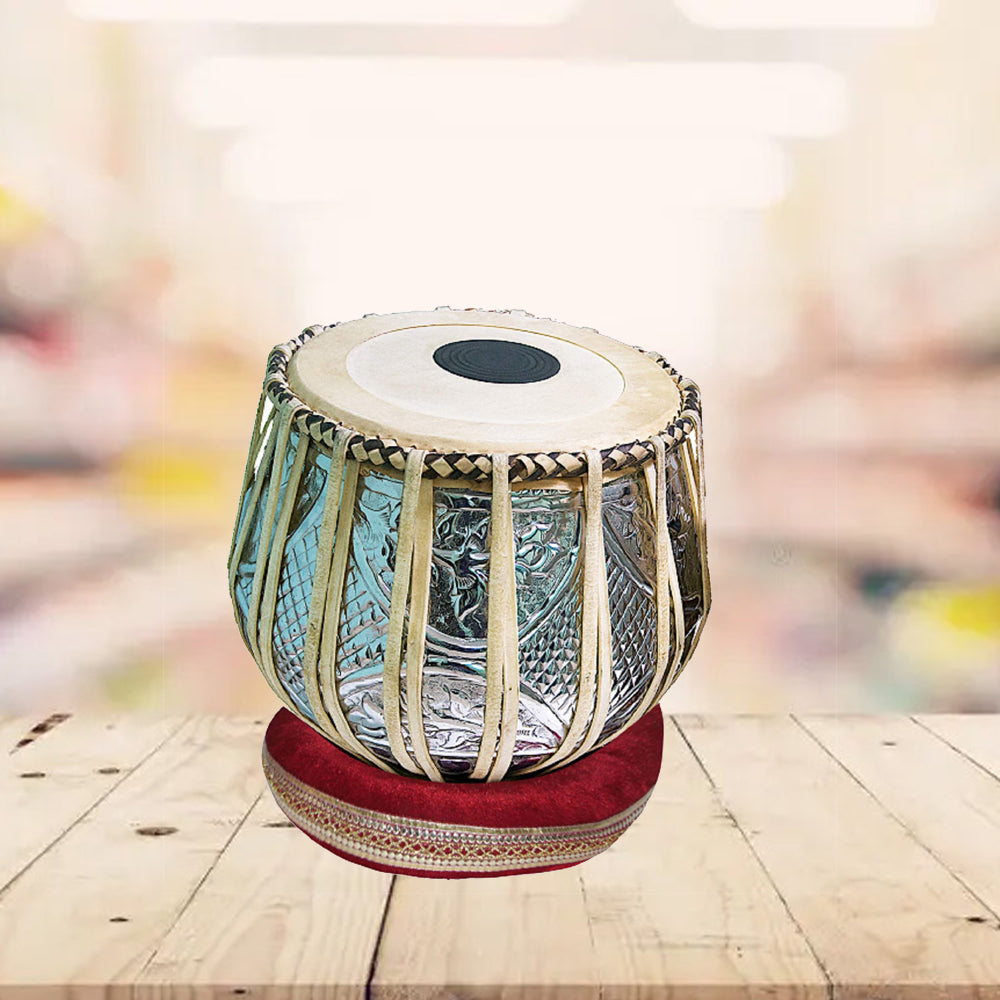 Binas Pro 2.50 KG Copper Tabla Set, Bayan, Finest Rose wood Dayan, Bag, Hammer musical instrument