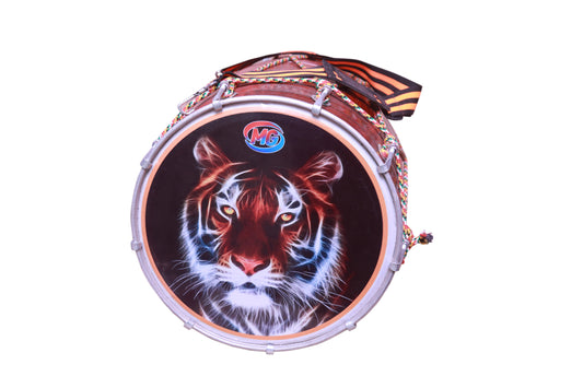 Binas  Professional 24-Inches Punjabi Dhol dholki With nuts Tuning Spanner + Carrey Bag  Musical instrument Folk New dholak drum dhol drum