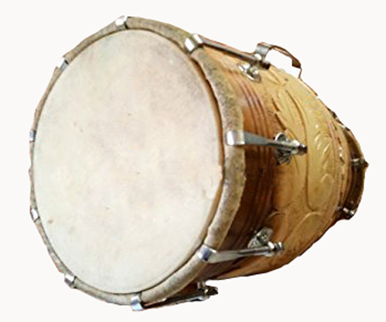 Binas Professional dholak drum Musical instruments Folk New Teak wood 16 Inches nut bolt with doory Dholak Dhol dholki nuts Tuning Spanner + Carrey Bag