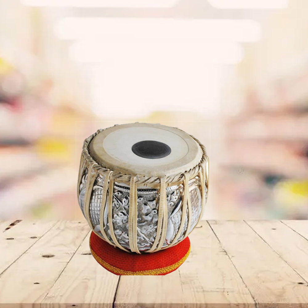 Binas Pro 2.50 KG Copper Tabla Set, Bayan, Finest Rose wood Dayan, Bag, Hammer musical instrument