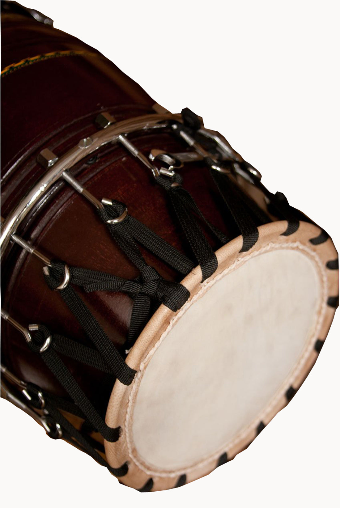 Binas Professional dholak drum Musical instruments Folk New Teak Wood 21 Inches nut bolt Dholak Dhol dholki + nuts Tuning Spanner + Carrey Bag