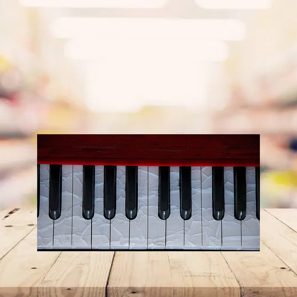 Binas Harmonium Traveler Hand Pumped/Portable/Folding 9 Stops- 5 Main & 4 Drones, 3½ Octaves, Teak Color, Coupler, Gig Bag, Bass-Male Reed - 440 Hz, Suitable for Yoga, Bhajan, Kirtan, etc