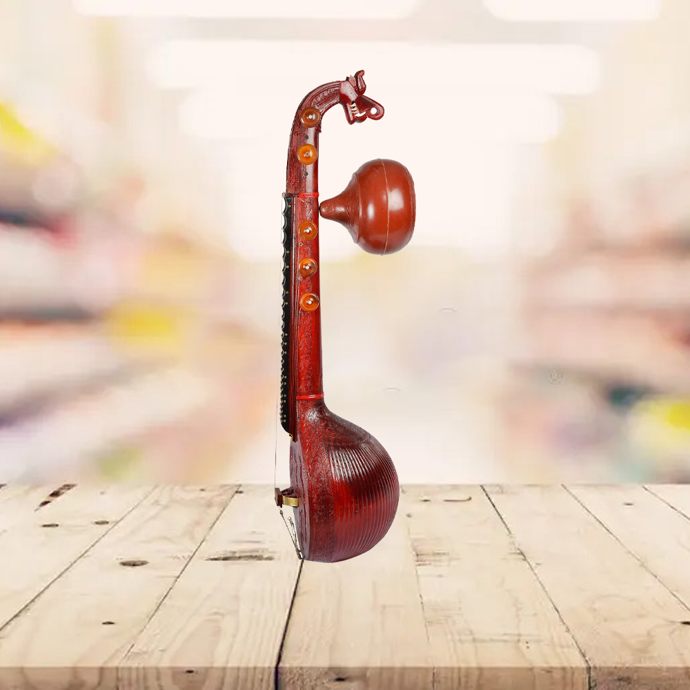 Binas Saraswati Veena Goddess Handmade Wood  Professional Tun Quality